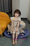 フルシリコン製ラブドール WAXDOLL 新型 110cm バスト平 #G59ヘッド リアルメイク付き