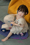 フルシリコン製ラブドール WAXDOLL 新型 110cm バスト平 #G59ヘッド リアルメイク付き