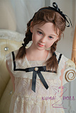 フルシリコン製ラブドール WAXDOLL 新型 120cm バスト平 #G34ヘッド歯付き リアルメイク付き