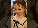 フルシリコン製ラブドール WAXDOLL 新型 120cm バスト平 #G34ヘッド歯付き リアルメイク付き