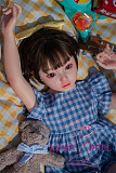 フルシリコン製ラブドール WAXDOLL 新型 110cm バスト平 #G58ヘッド リアルメイク付き