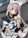 Aotume Doll TPE製ラブドール アニメドール 135cm AAカップ（細身タイプ）#59
