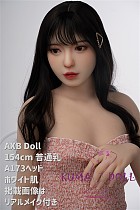 TPE製ラブドール AXB Doll 154cm 普通乳 A173ヘッド 掲載画像のボディはリアルメイク付き