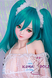 TPE製ラブドール MOZU 145cm Dカップ 小音（xiaoyin) 体重25kg 肌色＆眼球色＆メイク＆ウィッグ＆衣装は宣材写真と同じ