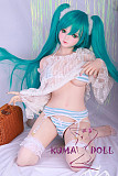 TPE製ラブドール MOZU 145cm Dカップ 小音（xiaoyin) 体重25kg 肌色＆眼球色＆メイク＆ウィッグ＆衣装は宣材写真と同じ