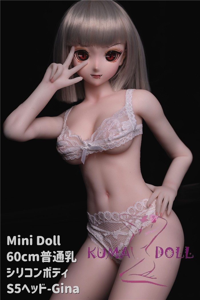 Mini Doll ミニドール セックス可能 60cm普通乳シリコン S5ヘッド Gina 身長選択可能
