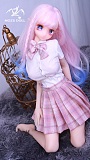 2.6kg フルシリコン製 MOZU 63cm 小桃(xiaotao) 肌色＆眼球色＆メイク＆ウィッグ＆衣装は宣材写真と同じ 小型で軽量化で収納しやい 使いやすい