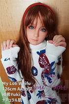 【10%OFF実施中！カートに入れると割引後の価格をご確認いただけます】My Loli Waifu 略称MLWロり系ラブドール 126cm AAカップ 柚希 Yuki TPE材質ボディー ヘッド材質選択可能 メイク選択可能