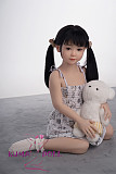シリコン製頭部+TPEボディ ラブドール WAXDOLL 110cm バスト平 GB02ヘッド
