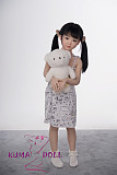 シリコン製頭部+TPEボディ ラブドール WAXDOLL 110cm バスト平 GB02ヘッド
