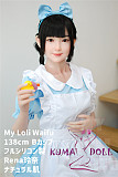 【10%OFF実施中！カートに入れると割引後の価格をご確認いただけます】My Loli Waifu 略称MLWロり系ラブドール フルシリコン製 138cm Bカップ Rena頭部 メイク選択可能