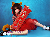 Aotume Doll シリコン頭部+TPE材質ボディ アニメドール 135cm AAカップ（細身タイプ） #65ヘッド