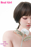 Real Girl (A工場製)ラブドール 157cm Cカップ R42頭部 瞑り目 TPE材質ボディー ヘッド材質選択可能 メイク選択可能