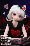 2.6kg フルシリコン製 MOZU 63cm 小恶魔(xiaoemo) 肌色＆眼球色＆メイク＆ウィッグ＆衣装は宣材写真と同じ 小型で軽量化で収納しやい 使いやすい