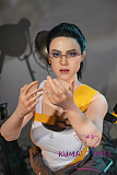 フルシリコン製 Game Lady 168cm Dカップ No.1ヘッド リアルメイク付き 眉毛とまつ毛植毛あり
