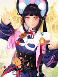 シリコン頭部+TPE材質ボディ アニメドール 145cm Bカップ #66ヘッド  Aotume Doll