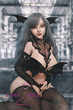 シリコン製頭部+TPEボディ JY Doll 125cm Ｇカップ巨乳 魅魔 ヘッド