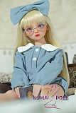 TPE製ラブドール AXB Doll 65cm TA11ヘッド バスト平ら 掲載画像のボディはリアルメイク付き