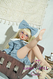 TPE製ラブドール AXB Doll 65cm TA11ヘッド バスト平ら 掲載画像のボディはリアルメイク付き