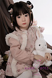 シリコン製頭部+TPEボディ ラブドール AXB Doll 新型110cm バスト平 GB05Rヘッド 掲載画像のボディはリアルメイク付き