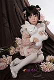 シリコン製頭部+TPEボディ ラブドール AXB Doll 新型110cm バスト平 GB05Rヘッド 掲載画像のボディはリアルメイク付き