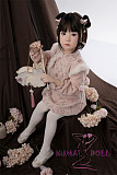 シリコン製頭部+TPEボディ ラブドール AXB Doll 新型110cm バスト平 GB05Rヘッド 掲載画像のボディはリアルメイク付き
