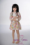 シリコン製頭部+TPEボディ ラブドール AXB Doll 新型120cm バスト平 GB05Rヘッド 掲載画像のボディはリアルメイク付き