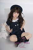 シリコン製頭部+TPEボディ ラブドール AXB Doll 新型110cm バスト平 GB06ヘッド 掲載画像のボディはリアルメイク付き