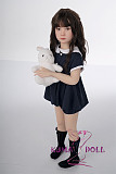 シリコン製頭部+TPEボディ ラブドール AXB Doll 新型110cm バスト平 GB06ヘッド 掲載画像のボディはリアルメイク付き