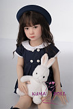 シリコン製頭部+TPEボディ ラブドール AXB Doll 新型110cm バスト平 GB06ヘッド 掲載画像のボディはリアルメイク付き