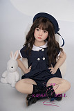 シリコン製頭部+TPEボディ ラブドール AXB Doll 新型110cm バスト平 GB06ヘッド 掲載画像のボディはリアルメイク付き