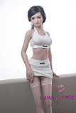 フルシリコン製ラブドール  JYDOLL 165cm Cカップ 依然（Yiran）ヘッド 身体リアルメイク付き 太もも取り外し可能