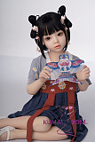 シリコン製頭部+TPEボディ ラブドール AXB Doll 新型110cm バスト平 GB58ヘッド 掲載画像のボディはリアルメイク付き