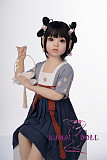 シリコン製頭部+TPEボディ ラブドール AXB Doll 新型110cm バスト平 GB58ヘッド 掲載画像のボディはリアルメイク付き