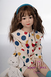 シリコン製頭部+TPEボディ ラブドール AXB Doll 新型110cm バスト平 GB02ヘッド 掲載画像のボディはリアルメイク付き
