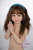 シリコン製頭部+TPEボディ ラブドール AXB Doll 新型110cm バスト平 GB02ヘッド 掲載画像のボディはリアルメイク付き