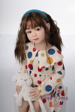 シリコン製頭部+TPEボディ ラブドール AXB Doll 新型110cm バスト平 GB02ヘッド 掲載画像のボディはリアルメイク付き