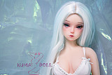 フルシリコン製ラブドール JY Doll 60cm ミニドール 冰梅(Bingmei)ヘッド 肌色＆眼球色＆メイク＆ウィッグ＆衣装は宣材写真と同じ