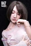 瞑り目 R47頭部 Real Girl (A工場製) ラブドール ボディー及びヘッド材質など選択可能 カスタマイズ可  157cm普通乳ボディがお勧め