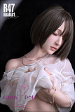 瞑り目 R47頭部 Real Girl (A工場製) ラブドール ボディー及びヘッド材質など選択可能 カスタマイズ可  157cm普通乳ボディがお勧め
