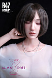 瞑り目 R47頭部 Real Girl (A工場製) ラブドール ボディー及びヘッド材質など選択可能 カスタマイズ可  157cm普通乳ボディがお勧め