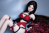 フルシリコン製ラブドール JY Doll 62cm ミニドール 蓝莓(Lanmei)ヘッド 肌色＆眼球色＆メイク＆ウィッグ＆衣装は宣材写真と同じ