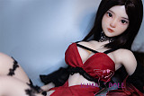 フルシリコン製ラブドール JY Doll 62cm ミニドール 蓝莓(Lanmei)ヘッド 肌色＆眼球色＆メイク＆ウィッグ＆衣装は宣材写真と同じ