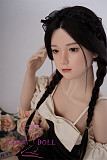 シリコン製頭部+TPEボディ ラブドール AXB Doll 140cm バスト中 GD13ヘッド 掲載画像のボディはリアルメイク付き
