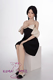 シリコン製頭部+TPEボディ ラブドール AXB Doll 140cm バスト中 GD13ヘッド 掲載画像のボディはリアルメイク付き