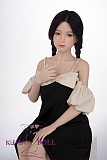 シリコン製頭部+TPEボディ ラブドール AXB Doll 140cm バスト中 GD13ヘッド 掲載画像のボディはリアルメイク付き