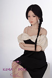 シリコン製頭部+TPEボディ ラブドール AXB Doll 140cm バスト中 GD13ヘッド 掲載画像のボディはリアルメイク付き