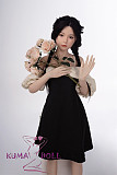 シリコン製頭部+TPEボディ ラブドール AXB Doll 140cm バスト中 GD13ヘッド 掲載画像のボディはリアルメイク付き