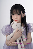 シリコン製頭部+TPEボディ ラブドール AXB Doll 新型120cm バスト平 GB09ヘッド 掲載画像のボディはリアルメイク付き