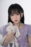 シリコン製頭部+TPEボディ ラブドール AXB Doll 新型120cm バスト平 GB09ヘッド 掲載画像のボディはリアルメイク付き